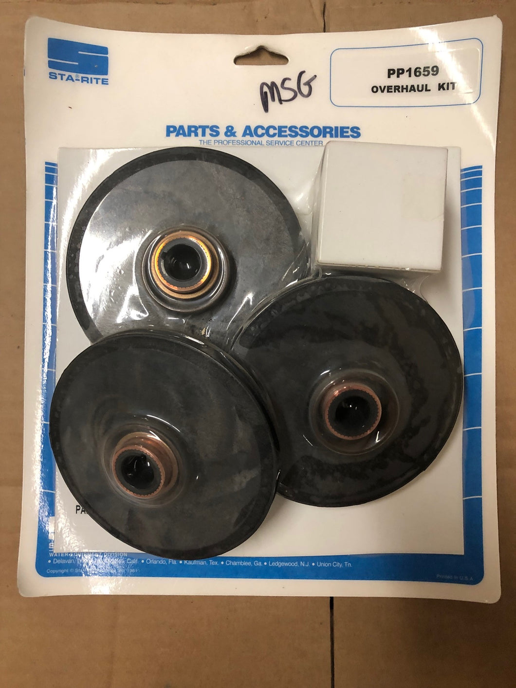 Sta Rite Repair Kit MSG Sta-Rite Repair Kit – Bell Supply Company, Inc.
